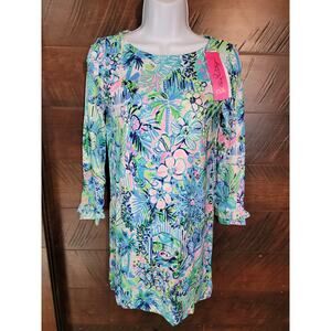 NWT Lilly Pulitzer Girls XL 12-14 Mini Sophie Ruffle Dress in Lilly's Ho…